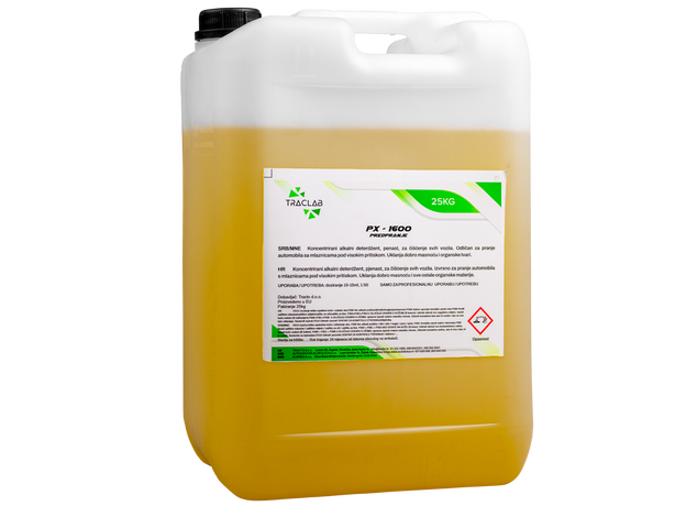 PX-1600 - Universal detergent for all car wash installations - Tracto