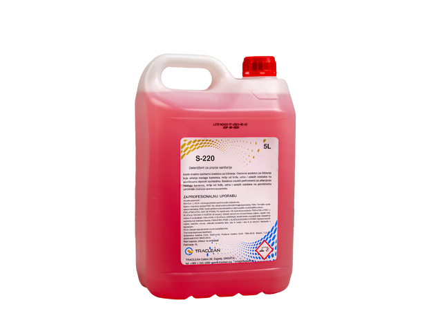 S-220 - Detergent for washing sanitary ware - Tracto